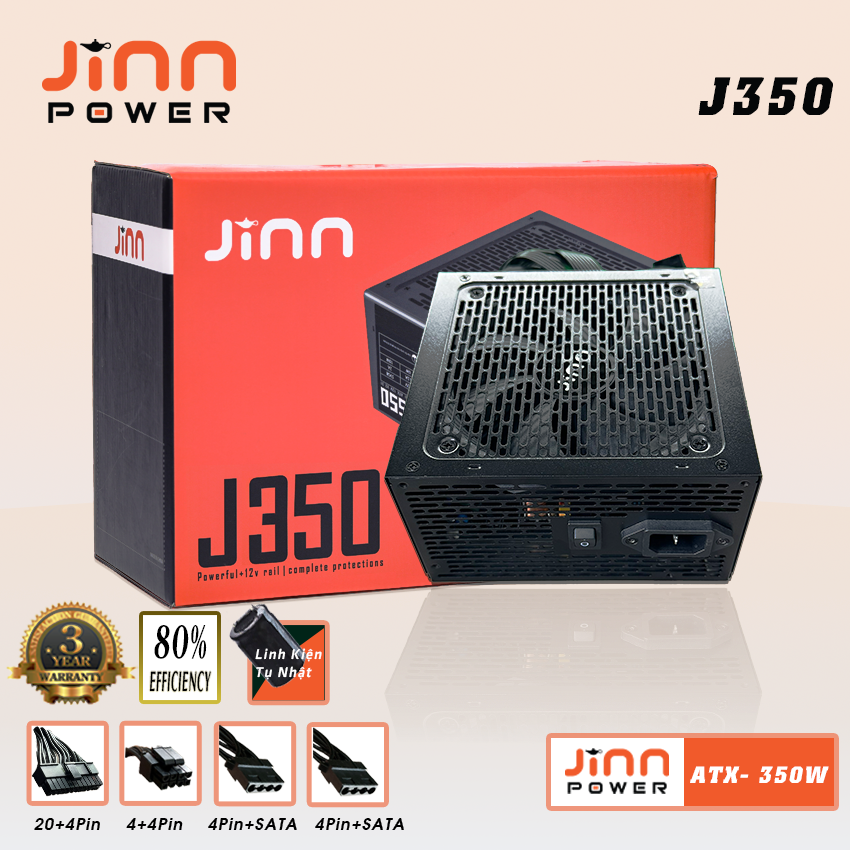 Nguồn Jinn J350 350W ATX
