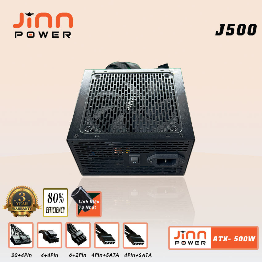 Nguồn Jinn J500 500W ATX
